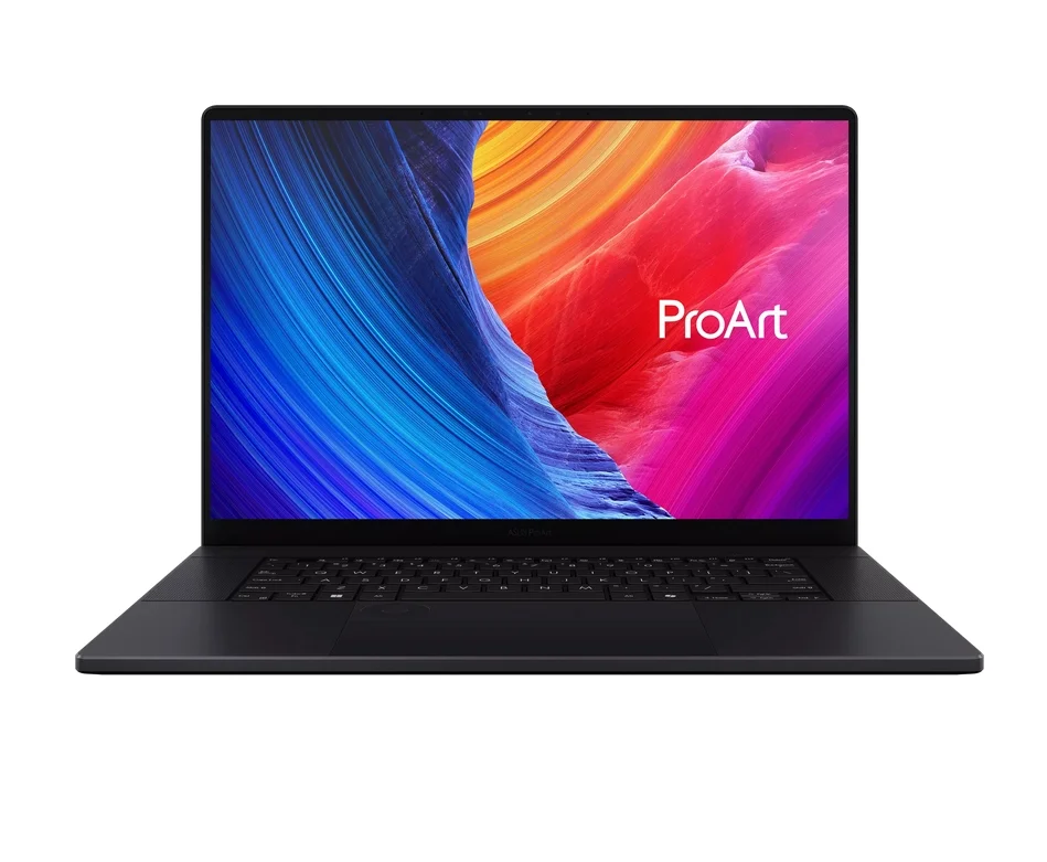 Asus Pro Art P16,H7606WP-SR254X,AMD Ryzen AI 9 HX 370  2.0GHz (36MB Cache, up to 5.1GHz, 12 cores, 24 Threads) up to 50TOPS ,16 OLED WQXGA+(2880X1800)16:10 Bend+500nits(HDR) Glare DCI-P3:100% ,Touch screen,120 mHZ , 64 GB LPDDR5X, 2TB PCIE G4 SSD, RTX 50