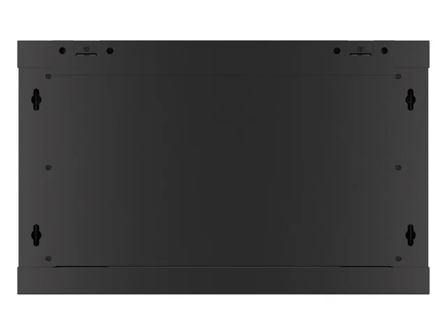 Lanberg rack cabinet 19" wall-mount 6U/600x600 for self-assembly with metal door black (flat pack)