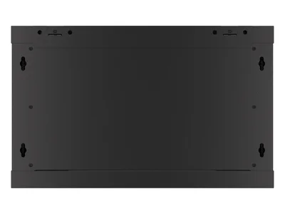 Lanberg rack cabinet 19" wall-mount 6U/600x600 for self-assembly with metal door black (flat pack)