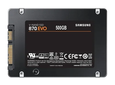 SSD диск Samsung 870 EVO 500GB 2.5" SATA, MZ-77E500B/EU