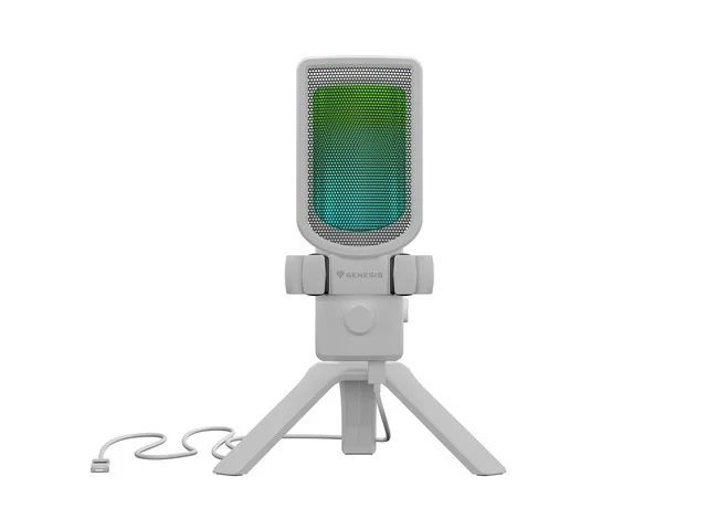 Микрофон Genesis Radium 250 USB с поставка Бял