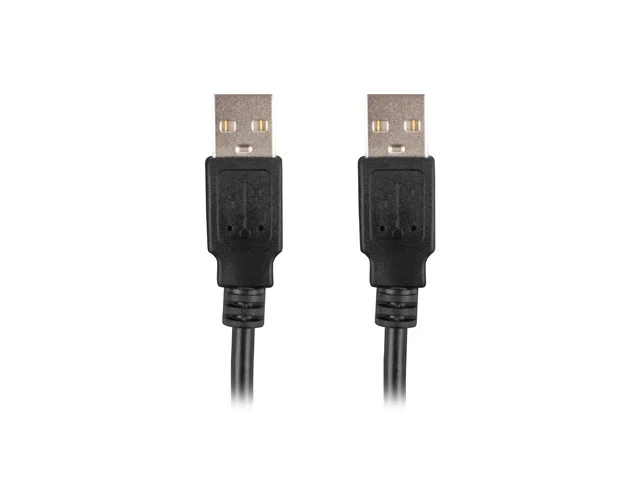 USB кабел Lanberg USB-A към USB-A 2.0 1.8m черен
