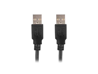 USB кабел Lanberg USB-A към USB-A 2.0 1.8m черен