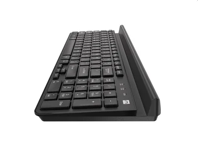 Клавиатура NATEC Felimare безжична Bluetooth + 2.4 GHz, US layout, поставка за телефон/таблет, черна