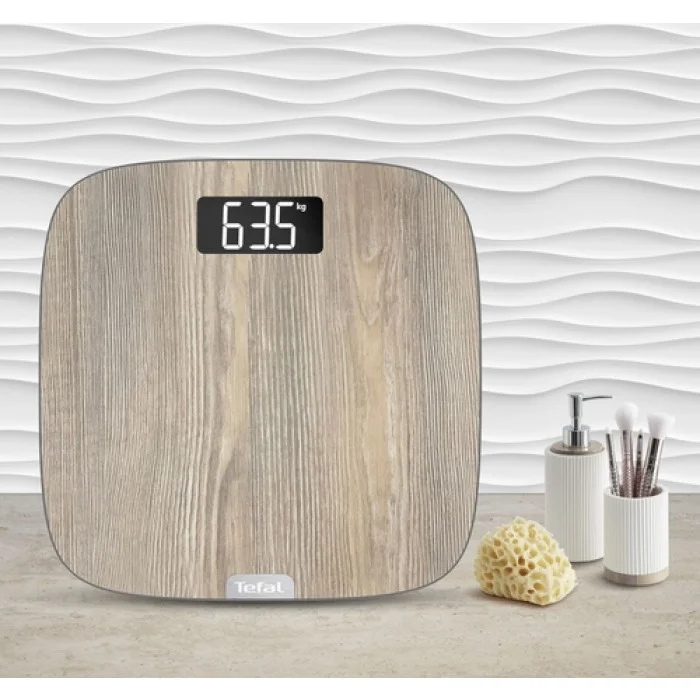 Tefal PP1600V0, Bathroom scale Origin wood effect