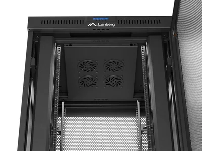 Lanberg rack cabinet 19" free-standing 37U/600X800 (FLAT PACK) with mesh door LCD black