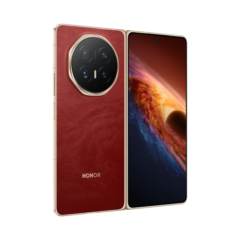 Honor Magic V6 Foldable, Red, Phenom-N49D,  6.52", unfolded 7.95", OLED 2420x1080, unfolded 2352x2172, Snapdragon 8 Elite Gen 5, (2x4.6GHz +6x3.6GHz), 16GB, 512GB, 64+50+50MP/20+20MP, Li-Po 6 660mAh, FPT, BT, USB Type-C, Android 16, MagicOS 10