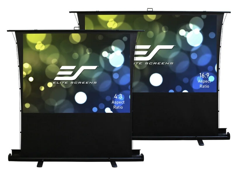 Elite Screen FT100XWV, 100" (4:3), Floor Stand Pull Up , 203.2 x 152.4 cm, MaxWhite, Black