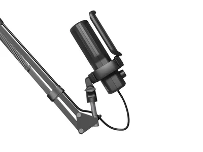 Микрофон Genesis Radium 251 USB с подвижно рамо, Черен