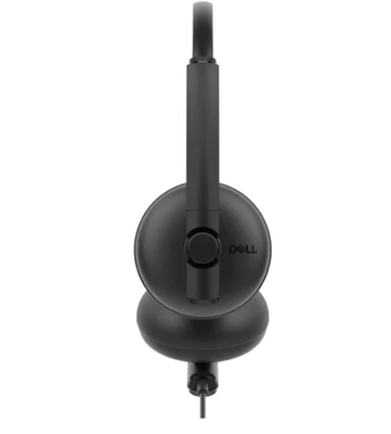 Слушалки DELL WH125 жични с микрофон, USB, черни