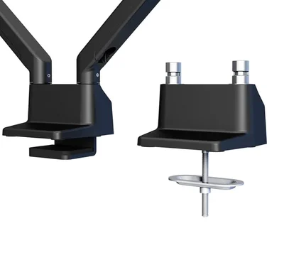 Стойка за монитор NEOMOUNTS BY NEWSTAR FPMA-D750D за 2 дисплея, 10"–32", VESA 75x75/100x100, черна
