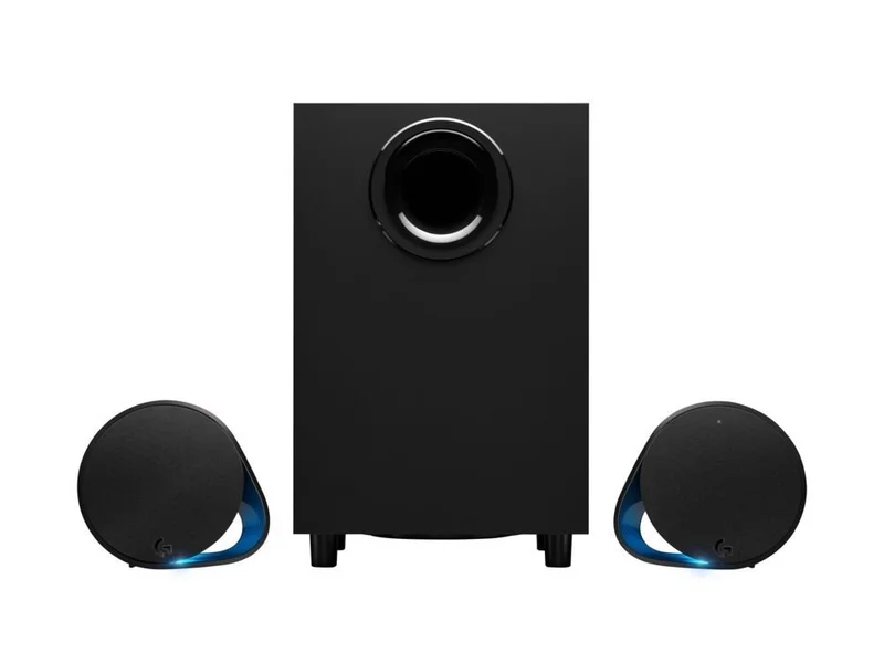 Logitech G560 Lightsync PC Gaming Speakers, 240W Peak (120W RMS), USB, 3.5mm, Bluetooth 4.1, Headphone Jack, Subwoofer, Black