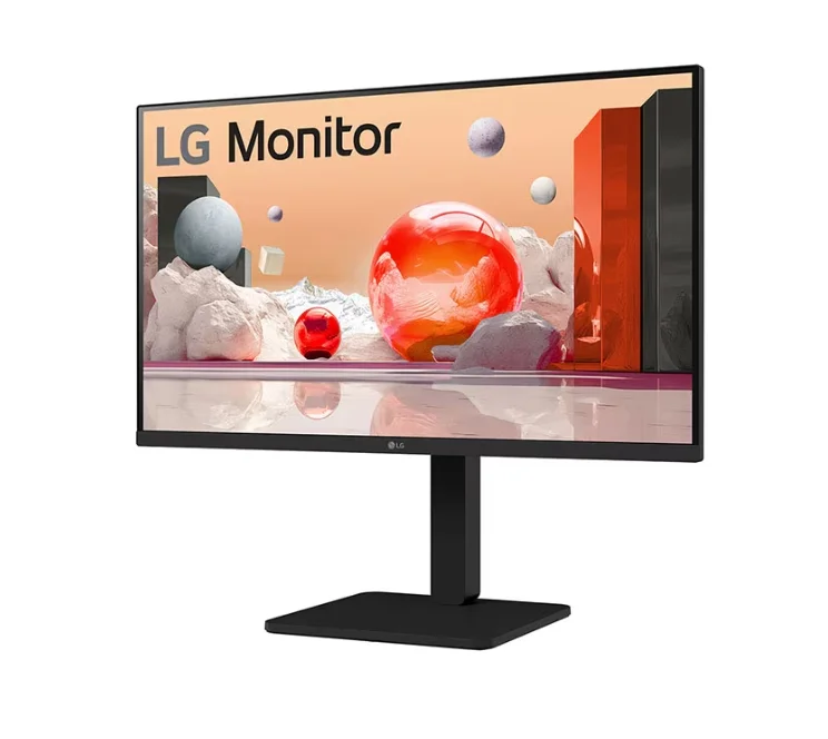 Монитор LG 27BA550-B 27" IPS Full HD 100Hz, 5ms, LED, sRGB 99%, вградени говорители, USB хъб, регулируема стойка, черен