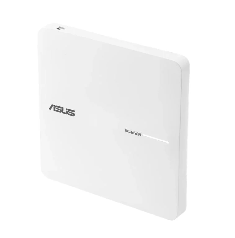 Аксес-пойнт ASUS ExpertWiFi EBA63 AX3000, Dual-Band, Quad-Core 1.7GHz, PoE, бял