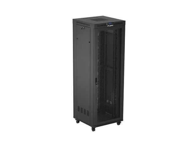 Lanberg rack cabinet 19" free-standing 47U/800X800 (FLAT PACK) with mesh door LCD black