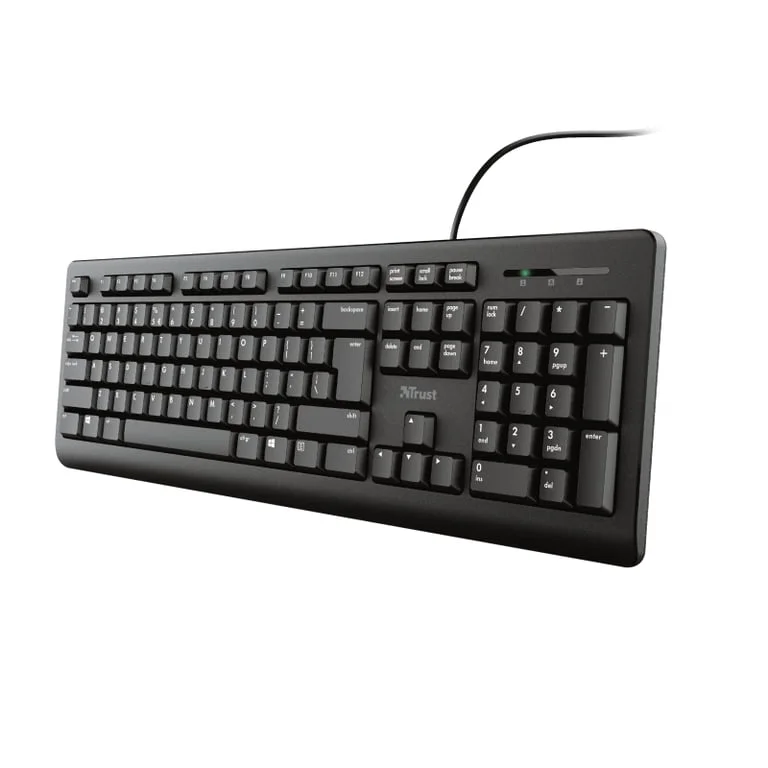 Клавиатура TRUST Primo, жична, USB, кирилизация БДС, черна