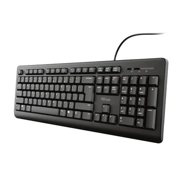 Клавиатура TRUST Primo, жична, USB, кирилизация БДС, черна