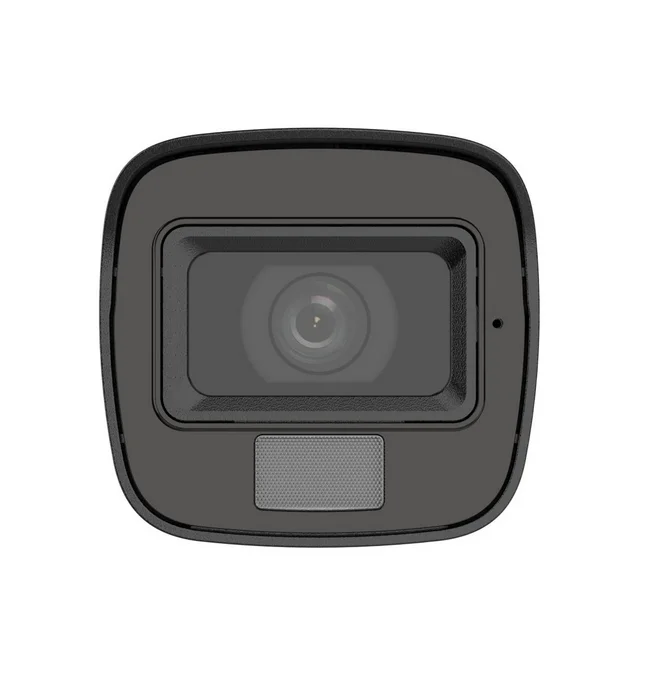 Камера за видеонаблюдение Hi-Look 2 MP Smart Hybrid Light MD 2.0 Bullet HIKVISION, 2.8mm, F1.6, IR, бяла светлина до 30m, H.265+, IP67, цифров WDR, 3D DNR, микрофон, 12VDC/PoE
