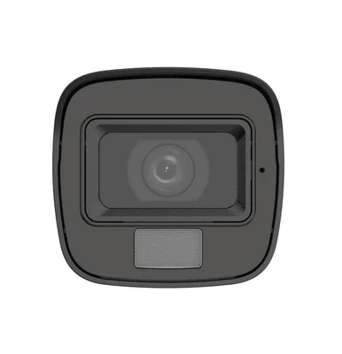 Камера за видеонаблюдение Hi-Look 2 MP Smart Hybrid Light MD 2.0 Bullet HIKVISION, 2.8mm, F1.6, IR, бяла светлина до 30m, H.265+, IP67, цифров WDR, 3D DNR, микрофон, 12VDC/PoE