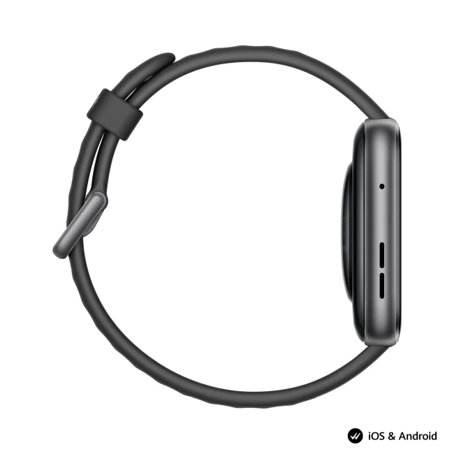 Смарт часовник Huawei Watch Fit 5 Niki-B19F, 1.82" AMOLED, HarmonyOS, черна каишка