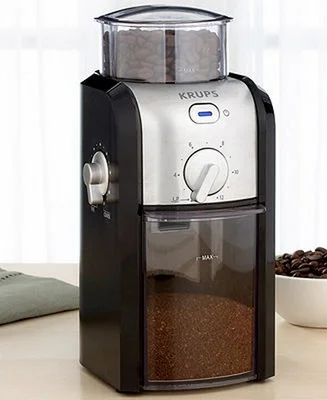 Krups GVX242, Coffee Grinder Pro Edition black/chrome