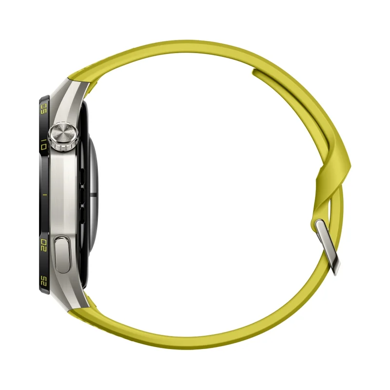Смарт часовник HUAWEI Watch GT 7 Pro Atum-B49W, 1.47" дисплей, жълта флуороеластомерна каишка + Huawei Freebuds SE 4 ANC, бели
