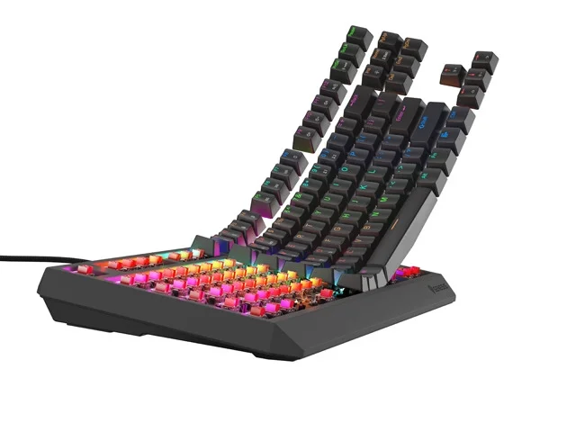 Гейминг клавиатура Genesis Thor 230 TKL Lite US Rainbow Outemu Red Hot Swap Черна