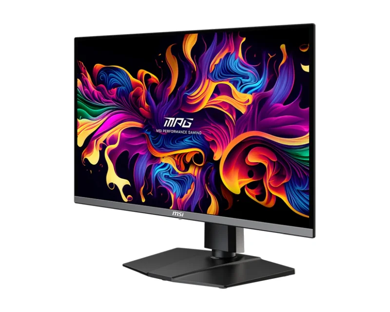 MSI MPG 272URX QD-OLED, 26.5", 0.03ms, 240Hz, 3840x2160 (UHD), 16:9, FLAT, Oled care 2.0, G-Sync Compatible, ClearMR 13000, HDR, 1.5M:1, 100M:1, DP(2.1a), 2xHDMI 2.1, 1xTypeC DP alt. w/PD (98W), USB HUB, Pivot, Heigh Adj., Black, 8kg