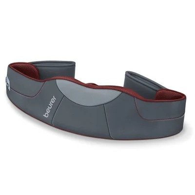 Масажор Beurer MG 151 3D Shiatsu за рамене, врат, гръб и крака, 8 въртящи се шиацу глави, функция топлина, 3 степени, автоматично изключване, сива