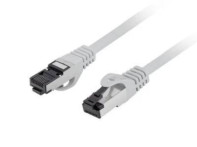 Lanberg patch cord CAT.8.1 S/FTP LSZH CU 1m, grey