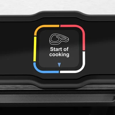 Tefal GC750D30 Optigrill Elite, 600cm2 cooking surface, automatic cooking sensor, 12 automatic programs, 4 adjustable temp., cooking level indicator, non-stick die-cast alum. Plates