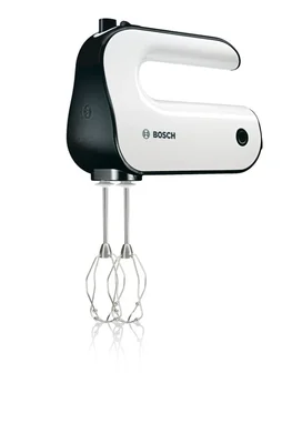 Bosch MFQ4020, Hand mixer, Styline, 450 W, with innovative FineCreamer stirrers, blender attachment, 5 speed settings, additional pulse/turbo setting, White -black