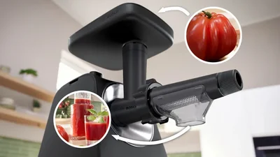 Приставка за сокоизстисквачка Bosch MWZS0JPB – съвместима с MultiPower Series 4, 6 и 8