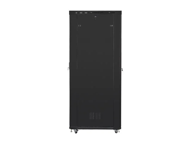 Lanberg rack cabinet 19" free-standing 47U/800x1200 (flat pack) with glass door lcd black v2