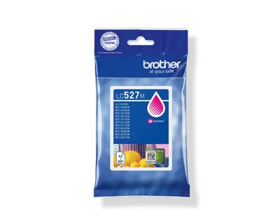 Brother LC527M Magenta Ink Cartridge for MFCJ5010DW/MFCJ5110DW - 900 page yield