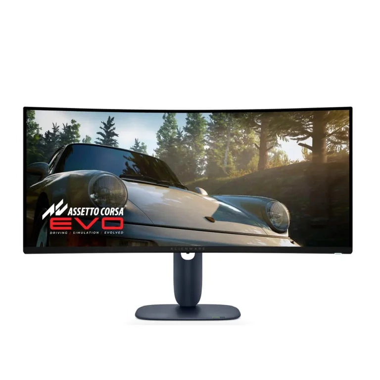 Монитор Dell Alienware AW3425DW 34.2" QD-OLED извит, WQHD (3440x1440), 240Hz, 0.03ms, 21:9, FreeSync Premium Pro, G-SYNC, HDR 400, 99.3% DCI-P3, черен