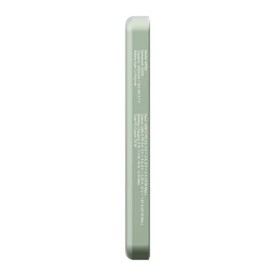 Verbatim Charge 'n' Go Essentials Power Bank Magnetic Wireless 5000mAh Green