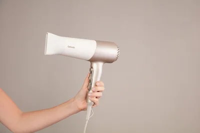 Beurer HC 70  Hair dryer, 2100 W, Ionic function, Powerful DC motor, 2 attachments, 3 heat settings,2 blower settings, cold air, overheating protection, Removable safety filter