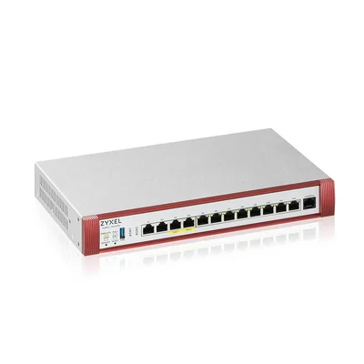 ZyXEL USG FLEX 500 H, User-definable ports with 2*2.5G, 2*2.5G (PoE+) & 8*1G, 1*USB  with 1 YR Entry Defense Pack