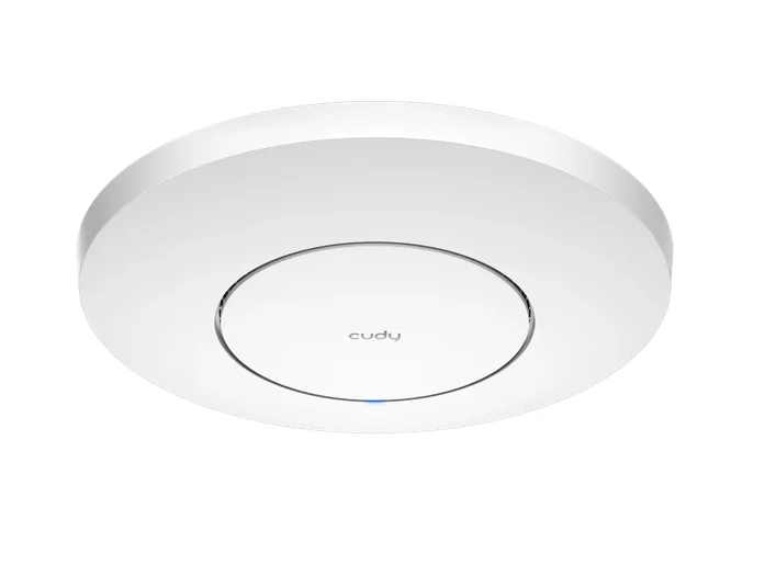 Cudy AP3000 Wi-Fi 6 2.5G Access Point AX3000 Dual Band Ceiling Mount Wi-Fi 6 Access Point, Chipset MT7981, 802.11ax/ac/a/b/g/n, 2402Mbps at 5GHz + 574Mbps at 2.4GHz, 1 x 2.5G RJ45 Port, MU-MIMO, Support 12V DC or 802.3at PoE or Passive PoE, Internal Ant
