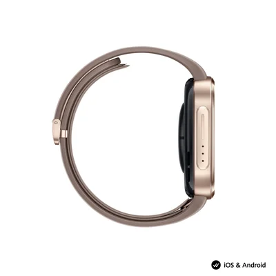 Смарт часовник HUAWEI – Watch D3 Riva-B19, 1.92" AMOLED LTPO, Gold, HarmonyOS, 540 mAh, (с Huawei FreeBuds 7i Conch-T010 White)