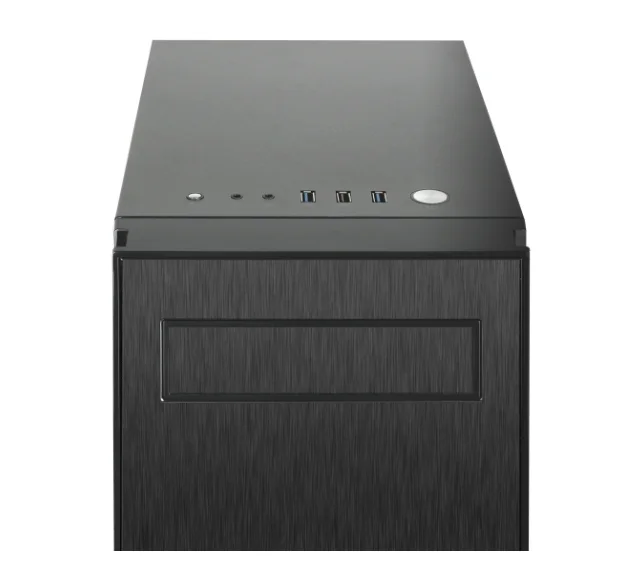 Кутия за компютър Chieftec Hawk TG Middle Tower, черен