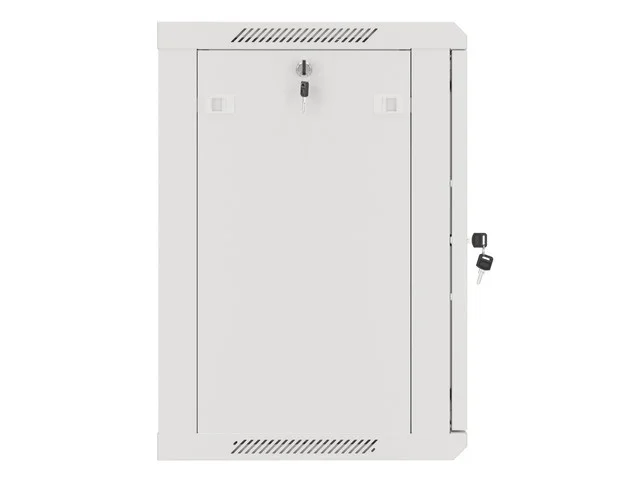 Lanberg rack cabinet 19" wall-mount 12U/600x450 for self-assembly with metal door grey (flat pack)