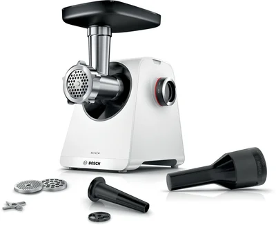Месомелачка Bosch SER4 MFWS421W, 1900W, 2.5 kg/min, бяла