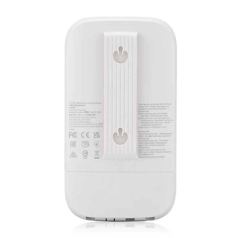 ZyXEL PoE12-3PD, 4 x 1Gb port PoE extender. 45W PoE budget, IP55 rated (outdoor)