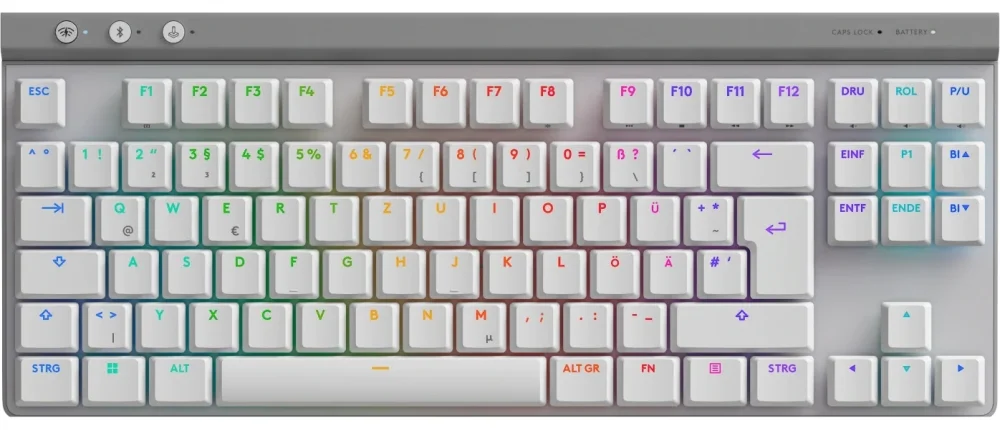 Logitech G515 LIGHTSPEED TKL Wireless Gaming Keyboard - WHITE - US INT'L - EMEA28i-935