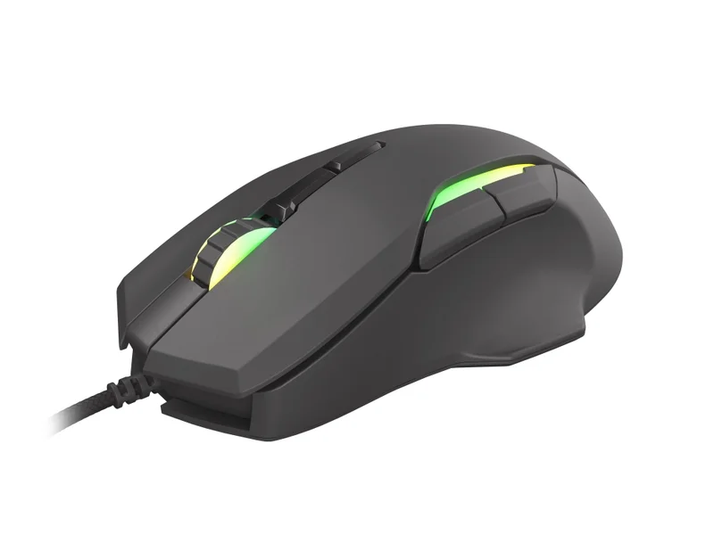 Геймърска мишка Genesis Xenon 220, 6400 dpi, оптична, RGB подсветка, 7 бутона, черна