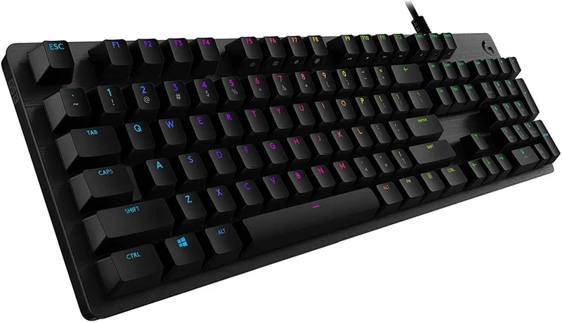 LOGITECH G512 Corded LIGHTSYNC Mechanical Gaming Keyboard - CARBON - US INT'L - USB - TACTILE