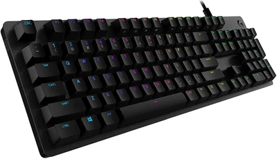 LOGITECH G512 Corded LIGHTSYNC Mechanical Gaming Keyboard - CARBON - US INT'L - USB - TACTILE
