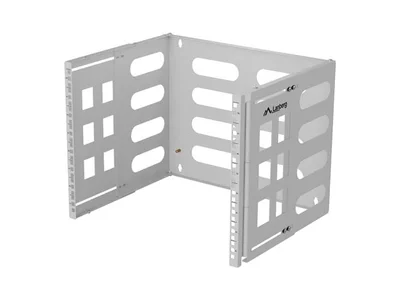 Сгъбаща се конзола за стена Lanberg 19" 8U 497x400/240 сива
